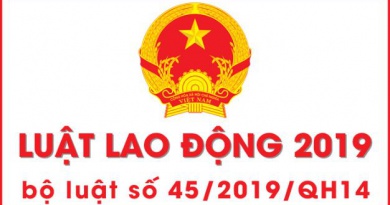 Luật số 45/2019/QH14 của Quốc hội: Bộ Luật Lao động